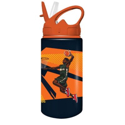 ΠΑΓΟΥΡΙ ΑΛΟΥΜΙΝΙΟΥ 500ml ΜΕ ΚΑΛΑΜΑΚΙ 7 X 19.5cm BASKETBALL TOURNAMENT (586450)