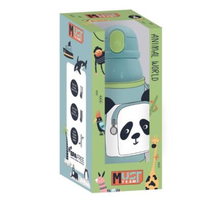 ΠΑΓΟΥΡΙ ΘΕΡΜΟΣ ΑΝΟΞΕΙΔΩΤΟ 500ml ΜΕ ΙΣΟΘΕΡΜΙΚΗ ΘΗΚΗ & ΚΑΛΑΜΑΚΙ ΖΩΑΚΙΑ (586640)