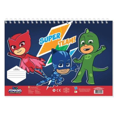 ΜΠΛΟΚ ΖΩΓΡΑΦΙΚΗΣ 23Χ33 40 Φ. ΑΥΤΟΚ.+ ΣΤΕΝΣΙΛ PJ MASKS (484312)