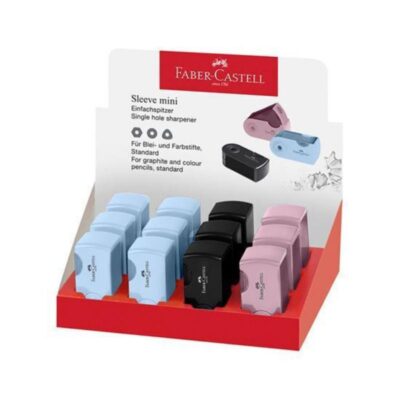 ΞΥΣΤΡΑ FABER-CASTELL 182774 ΜΙΝΙ SLEEVE SKY BLUE/ΜΑΥΡΟ/ΡΟΖ