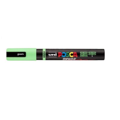 ΜΑΡΚΑΔΟΡΟΣ UNI BALL POSCA BRUSH PC- 5BR 1 - 4mm LIGHT GREEN