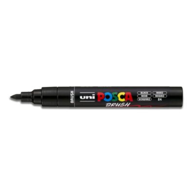 ΜΑΡΚΑΔΟΡΟΣ UNI BALL POSCA BRUSH PC- 5BR 1 - 4mm BLACK
