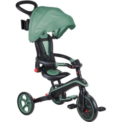 ΤΡΙΚΥΚΛΟ GLOBBER TRIKE EXPLORER FOLDABLE 4 IN 1 OLIVE (732-104)