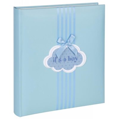 ΑΛΜΠΟΥΜ ΦΩΤΟΓΡΑΦΙΩΝ ΡΙΖΟΧΑΡΤΟ (40 ΛΕΥΚΑ ΦΥΛΛΑ) 29Χ32 BABY BLUE