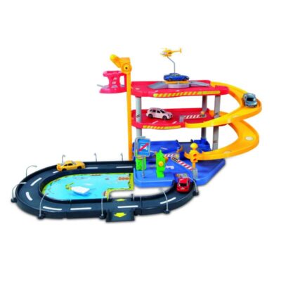 BBURAGO 1:43 STREETFIRE - PARKING PLAYSET (WITH 2 CARS)