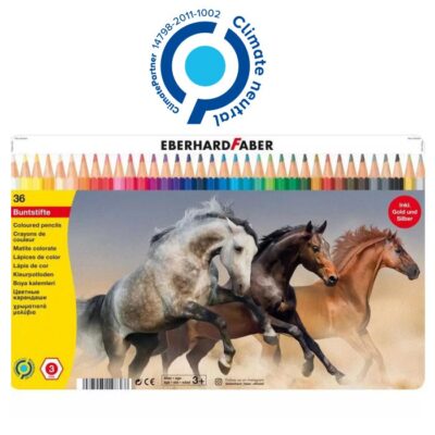 ΞΥΛΟΜΠΟΓΙΕΣ EBERHARD FABER 3MM 36 ΧΡΩΜΑΤΩΝ ΣΕ ΜΕΤΑΛΛΙΚΗ ΚΑΣΕΤΙΝΑ MY WORLD