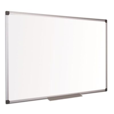 ΠΙΝΑΚΑΣ ΛΕΥΚΟΣ ΜΕΛΑΜΙΝΗΣ 120 X 240 CM ΑΛΟΥΜΙΝΕΝΙΑ ΚΟΡΝΙΖΑ DESCRIBO