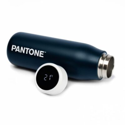 ΘΕΡΜΟΣ ΑΝΟΞΕΙΔΩΤΟΣ ΜΕ ΨΗΦΙΑΚΗ ΟΘΟΝΗ ΑΦΗΣ  500 ML ΜΕΓΕΘΟΣ 21,8 Χ 7CM, ΧΡΩΜΑ ΜΠΛΕ