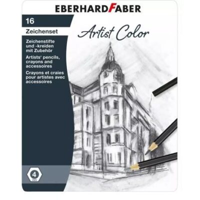 ΣΕΤ ΣΧΕΔΙΑΣΗΣ EBERHARD ARTIST 4ΜΜ 16 ΤΕΜΑΧΙΩΝ ΣΕ ΜΕΤΑΛΛΙΚΗ ΚΑΣΕΤΙΝΑ