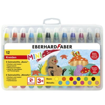 ΚΗΡΟΜΠΟΓΙΕΣ EBERHARD FABER GEL 6 ΒΑΣΙΚΑ + 6 ΜΕΤΑΛΛΙΚΑ ΧΡΩΜΑΤΑ