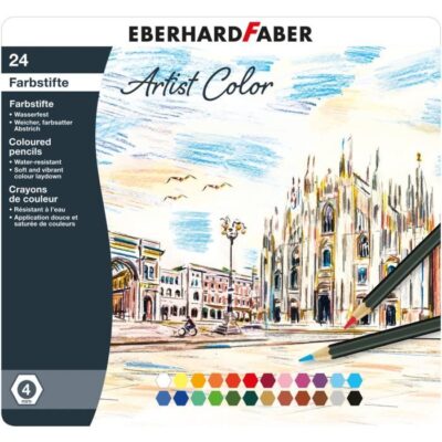 ΞΥΛΟΜΠΟΓΙΕΣ EBERHARD POLYCOLOR 4ΜΜ ΣΕΤ 24 ΧΡΩΜΑΤΩΝ ΣΕ ΜΕΤΑΛΛΙΚΗ ΚΑΣΕΤΙΝΑ
