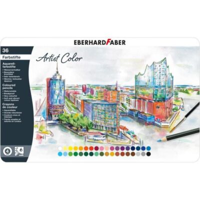 ΞΥΛΟΜΠΟΓΙΕΣ EBERHARD ΑΚΟΥΑΡΕΛΑΣ ARTIST 4ΜΜ ΣΕΤ 36 ΧΡΩΜΑΤΩΝ ΣΕ ΜΕΤΑΛΛΙΚΗ ΚΑΣΕΤΙΝΑ