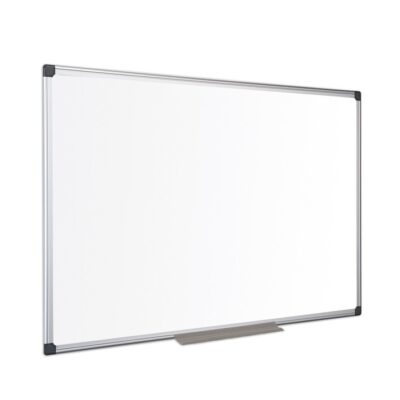 ΠΙΝΑΚΑΣ ΛΕΥΚΟΣ ΜΑΓΝΗΤΙΚΟΣ ΜΕΛΑΜΙΝΗΣ 100 X 200 CM ΑΛΟΥΜΙΝΕΝΙΑ ΚΟΡΝΙΖΑ DESCRIBO