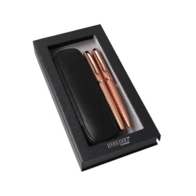 ΣΤΥΛΟ ΚΑΙ ΠΕΝΑ ELEGANZA DIAMOND ROSEGOLD + ΔΕΡΜΑΤΙΝΗ ΘΗΚΗ ΣΕ ΚΟΥΤΙ ONLINE
