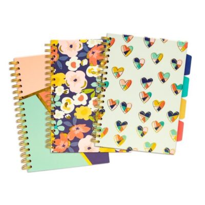 ΤΕΤΡΑΔΙΟ PUKKA ΔΙΠΛΟ ΣΠΙΡΑΛ B5 FLORAL LOVE ΜΕ ΤΡΥΠΕΣ ΚΑΙ ΛΑΣΤΙΧΟ 4Θ. 200ΣΕΛ.
