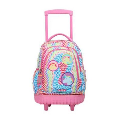 ΤΣΑΝΤΑ ΠΛΑΤΗΣ ΤΡΟΛΕΥ KIDS UNICORN MADNESS, 4 ΘΕΣΕΩΝ (29L) ΜΕΓΕΘΟΣ 44 Χ 35 Χ 24CM