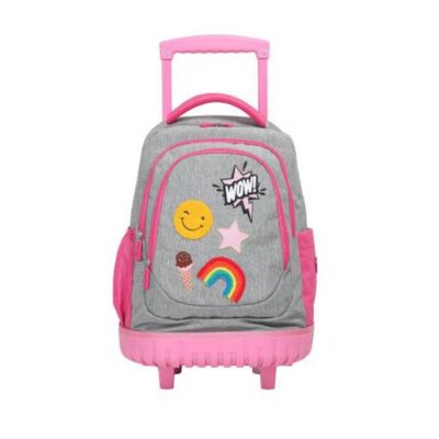 ΤΣΑΝΤΑ ΠΛΑΤΗΣ ΤΡΟΛΕΥ KIDS WOW GIRLS 4 ΘΕΣΕΩΝ (29L) 44 Χ 35 Χ 24CM LYCS