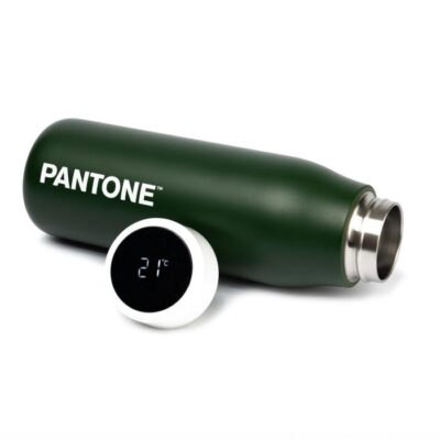 ΘΕΡΜΟΣ ΑΝΟΞΕΙΔΩΤΟΣ ΜΕ ΨΗΦΙΑΚΗ ΟΘΟΝΗ ΑΦΗΣ 500 ML ΜΕΓΕΘΟΣ 21,8 Χ 7CM, ΧΡΩΜΑ ΧΑΚΙ P
