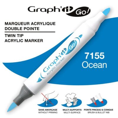 ΜΑΡΚΑΔΟΡΟΙ ΑΚΡΥΛΙΚΟΙ ΔΙΠΛΗ ΜΥΤΗ OCEAN GRAPH IT GO OZ