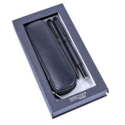 ΣΤΥΛΟ ΚΑΙ ΠΕΝΑ ELEGANZA BLACK STYLE + ΔΕΡΜΑΤΙΝΗ ΘΗΚΗ ΣΕ ΚΟΥΤΙ ONLINE