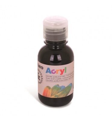 ΑΚΡΥΛΙΚΑ ΧΡΩΜΑΤΑ 125ML (ΜΠΟΥΚΑΛΙ) ΜΑΥΡΟ* CMP