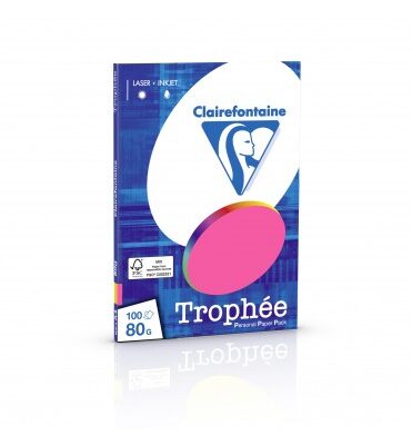 ΧΑΡΤΙ Α4 80G ΧΡΩΜΑ ΑΣΟΡΤΙ FLUO ΠΑΚΕΤΟ 100 ΦΥΛΛΩΝ CLAIREFONTAINE