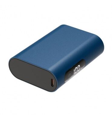 POWER BANK 10000MAH ΜΠΛΕ ΜΕ LCD ΟΘΟΝΗ +  ΚΑΛΩΔΙΟ ΦΟΡΤΙΣΗΣ TYPE-C PLATINET