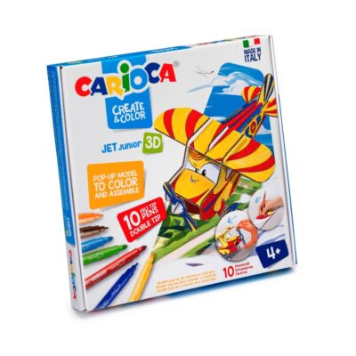 ΣΕΤ ΖΩΓΡΑΦΙΚΗΣ CARIOCA ΧΑΡΤΟΚΟΠΤΙΚΗ CREATE & COLOR JET JUNIOR