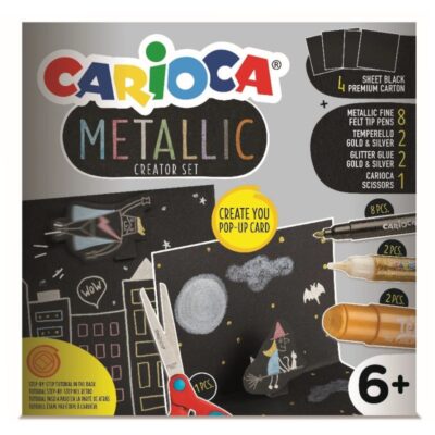 ΣΕΤ ΖΩΓΡΑΦΙΚΗΣ CARIOCA METALLIC POP UP CREATOR