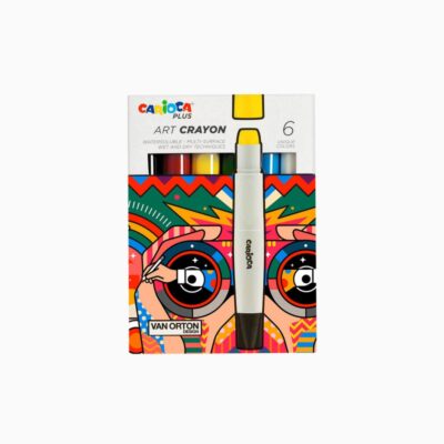 ΚΡΑΓΙΟΝ ΚΕΡΙΝΑ CARIOCA PLUS ART ΣΕΤ 12 χρωμάτων (hard box)