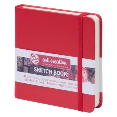 TALENS SKETCHBOOK ART CREATION 12x12 140gr ΚΟΚΚΙΝΟ